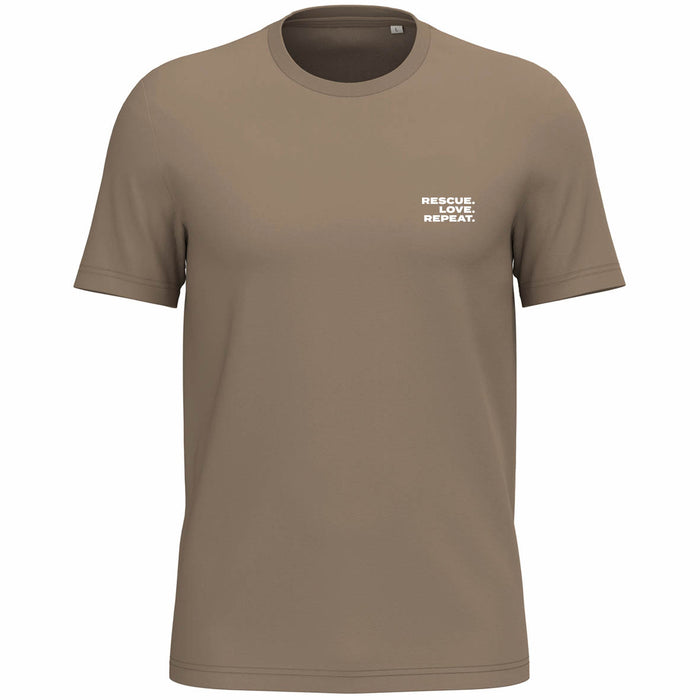 Unisex T-shirt | Rescue. Love. Repeat.